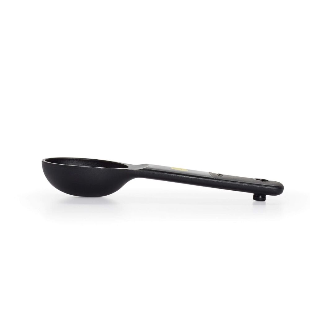 7 Piece Plastic Measuring Spoons - Black B2