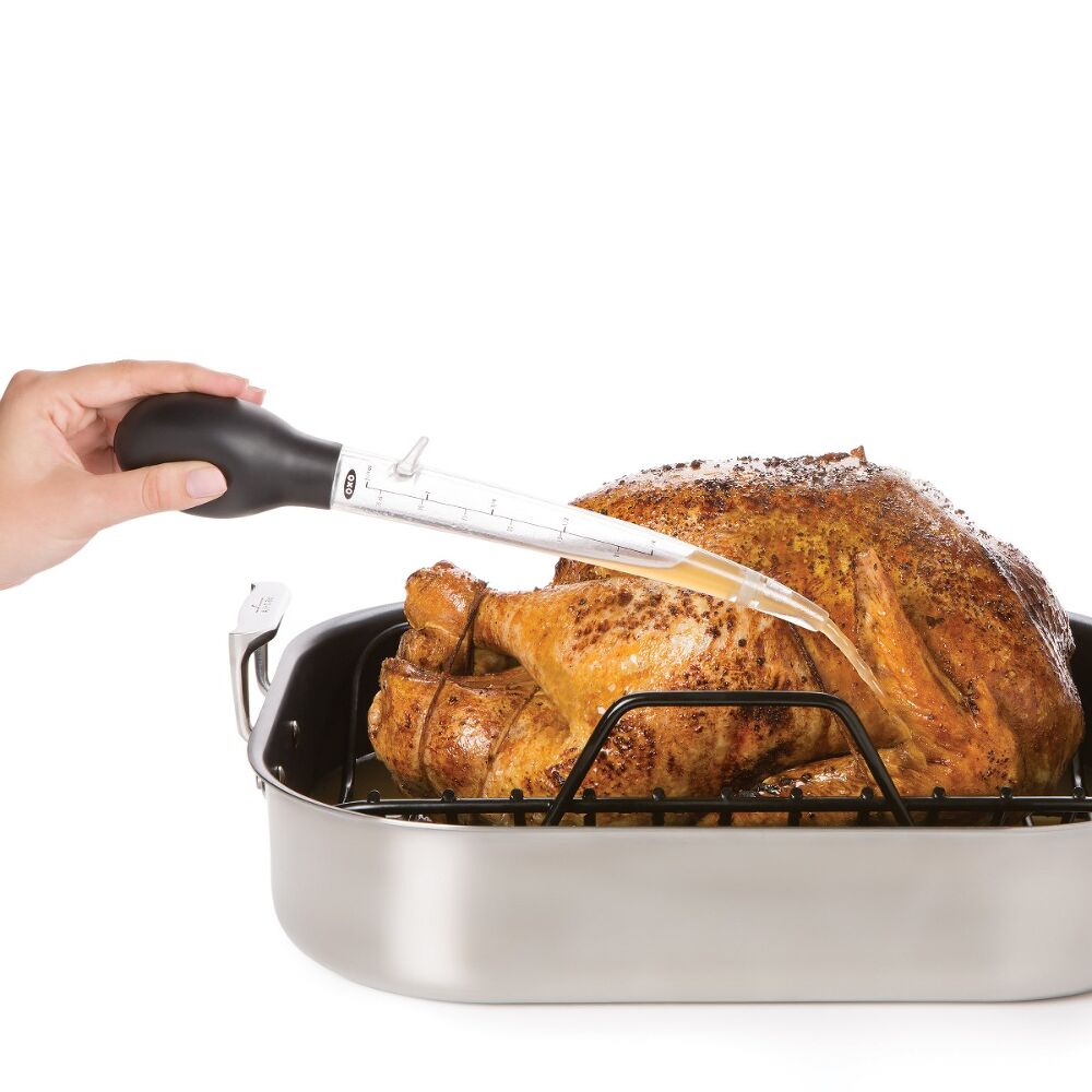 Angled Baster With Cleaning Brush R0