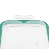 Smart Seal 8 Cup Glass Rectangle Container - Teal J0