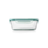 Smart Seal 3.5 Cup Glass Rectangle Container - Teal D6