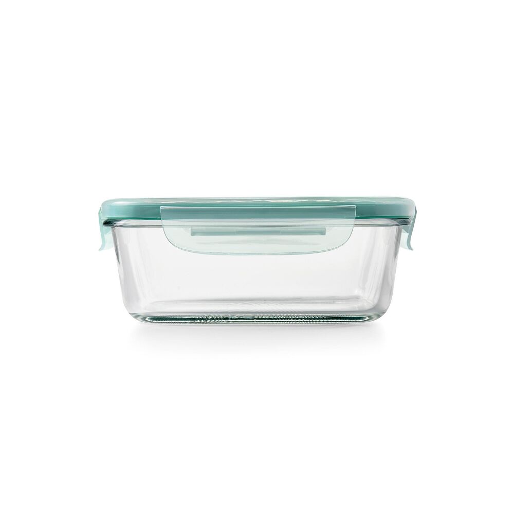 Smart Seal 3.5 Cup Glass Rectangle Container - Teal D6