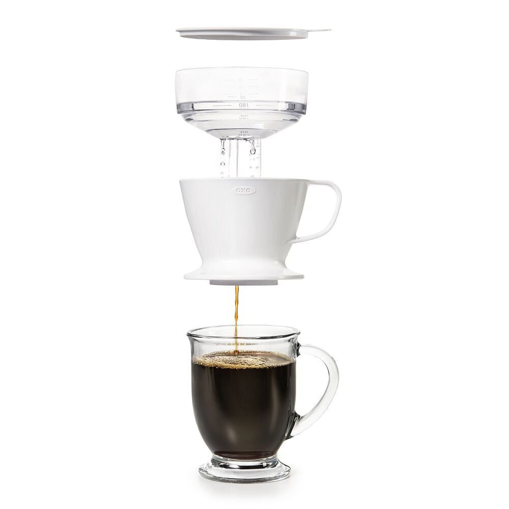 Pour-Over Coffee Maker with Water Tank N0