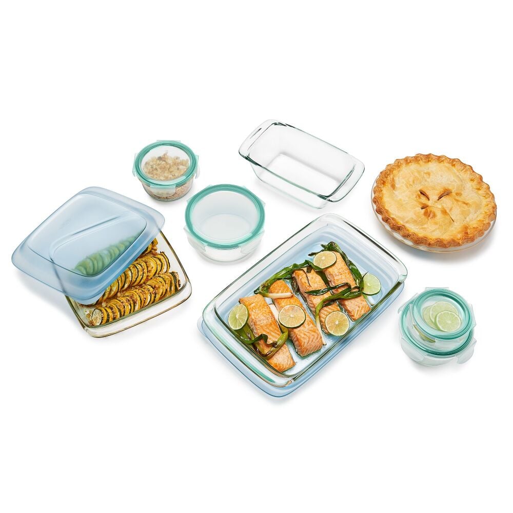 14-Piece Glass Bake, Serve & Store Set I5