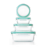 OXO Good Grips 12 Piece Smart Seal Glass Container Set L8