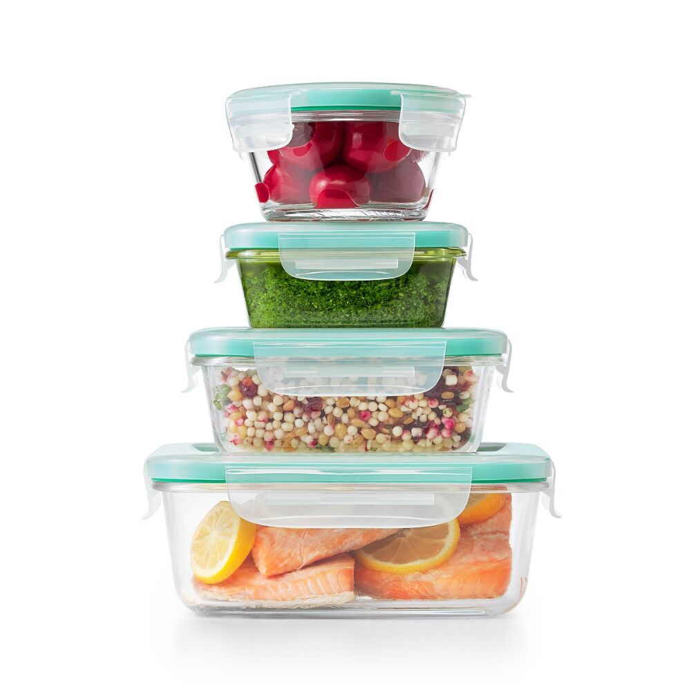 OXO Good Grips 12 Piece Smart Seal Glass Container Set L8