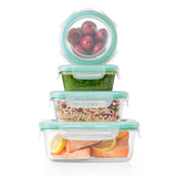 OXO Good Grips 12 Piece Smart Seal Glass Container Set H9