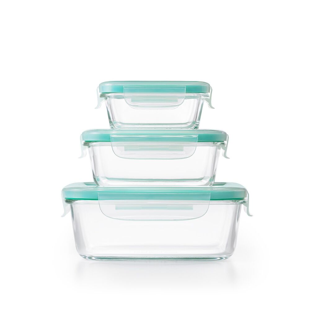 OXO Good Grips 12 Piece Smart Seal Glass Container Set H9
