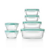 OXO Good Grips 12 Piece Smart Seal Glass Container Set L8