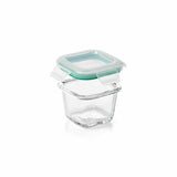 4 Piece Smart Seal Glass Mini Square Container Set L1