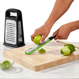 Etched Box Grater With Removable Zester T9