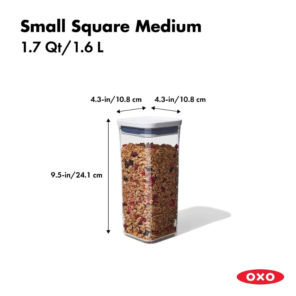 POP Container - Small Square Medium (1.7 Qt.) I9