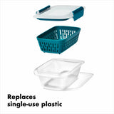 Prep & Go Container with Colander V6