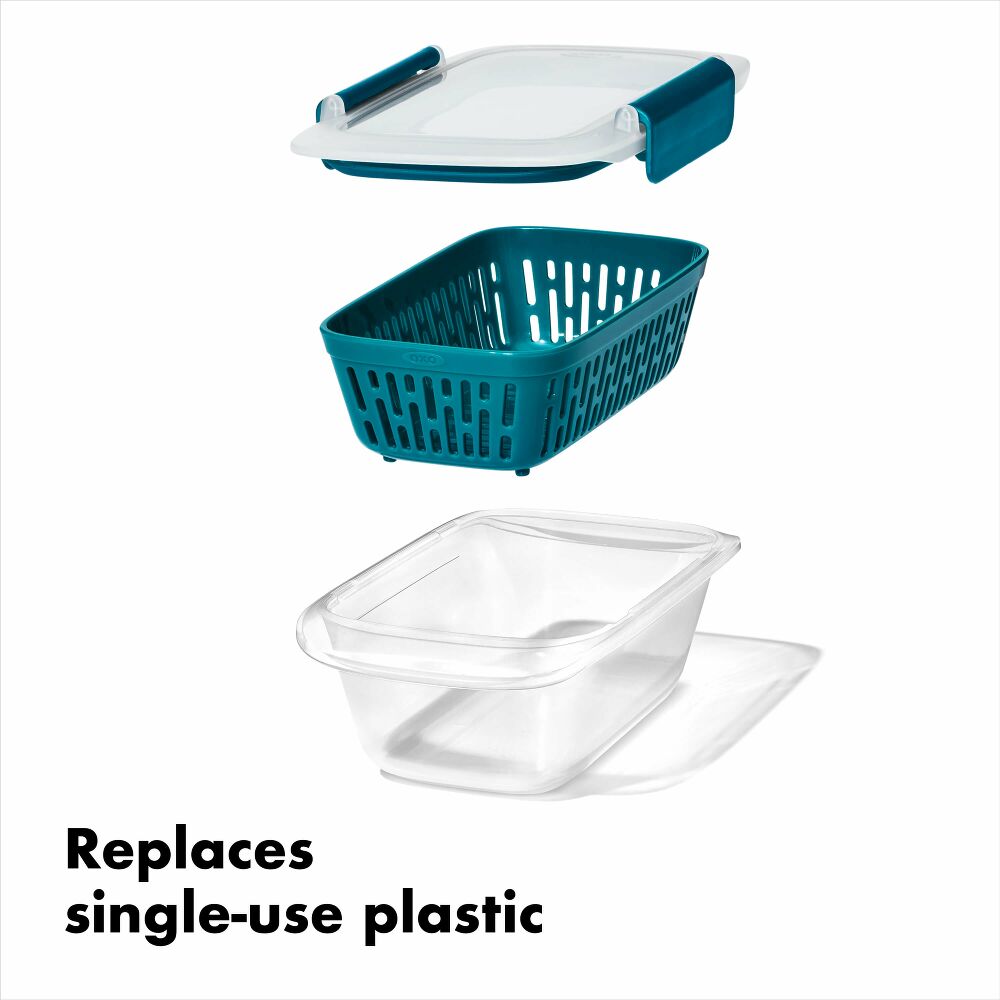 Prep & Go Container with Colander V6