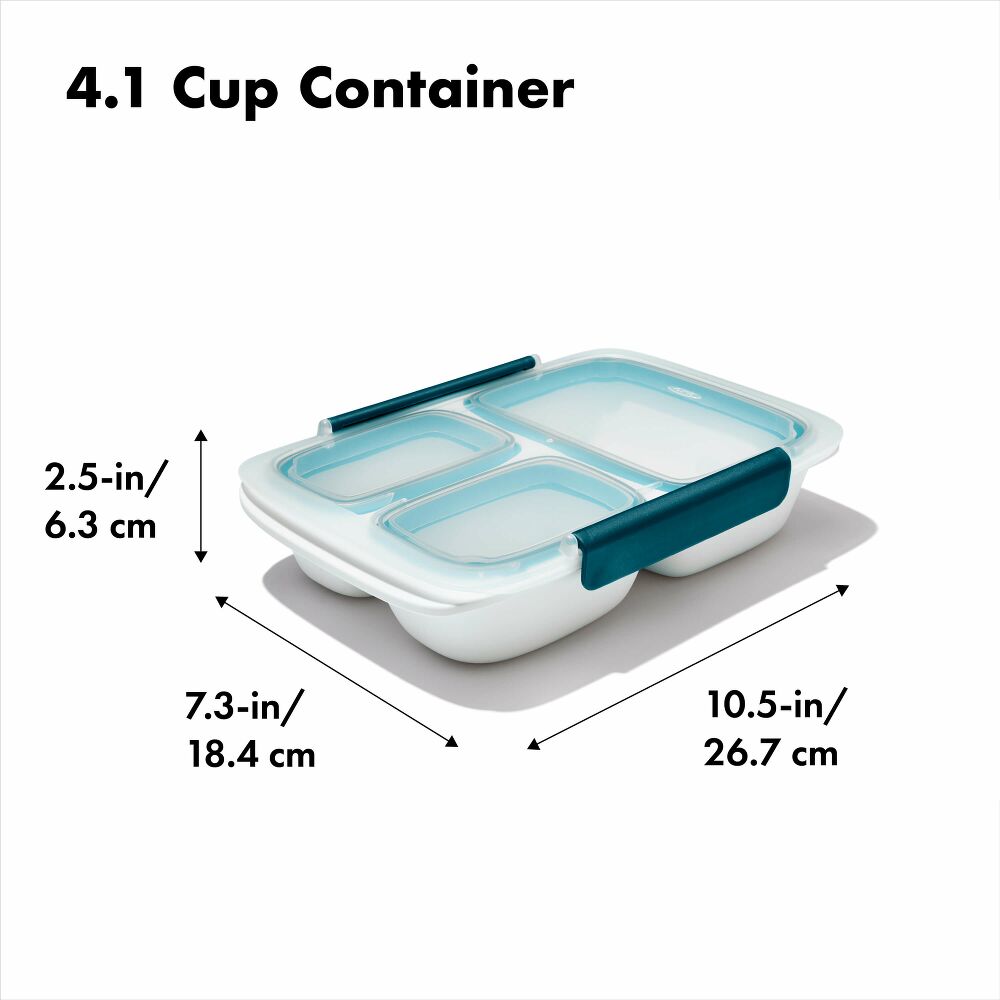 Prep & Go 4.1-Cup Divided Container E2