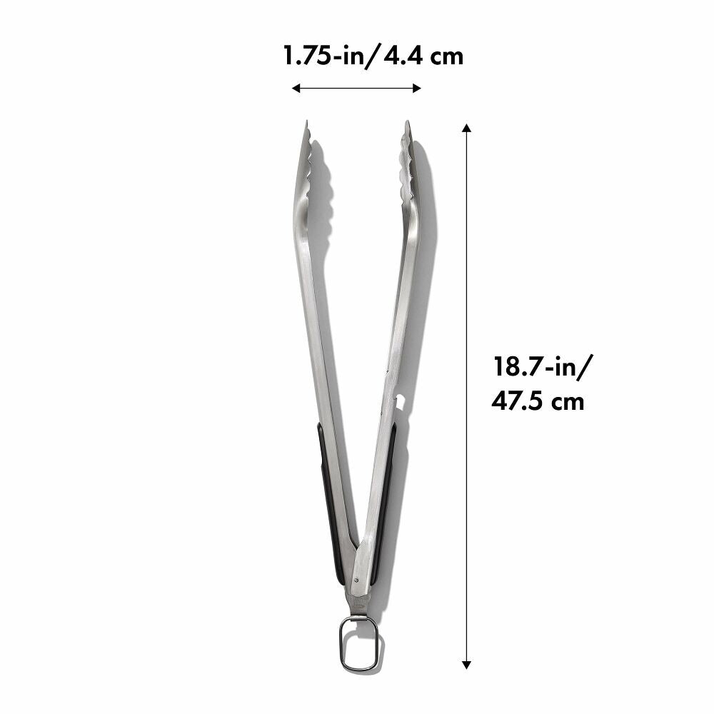 Grilling Tongs with Built-In Bottle Opener S0