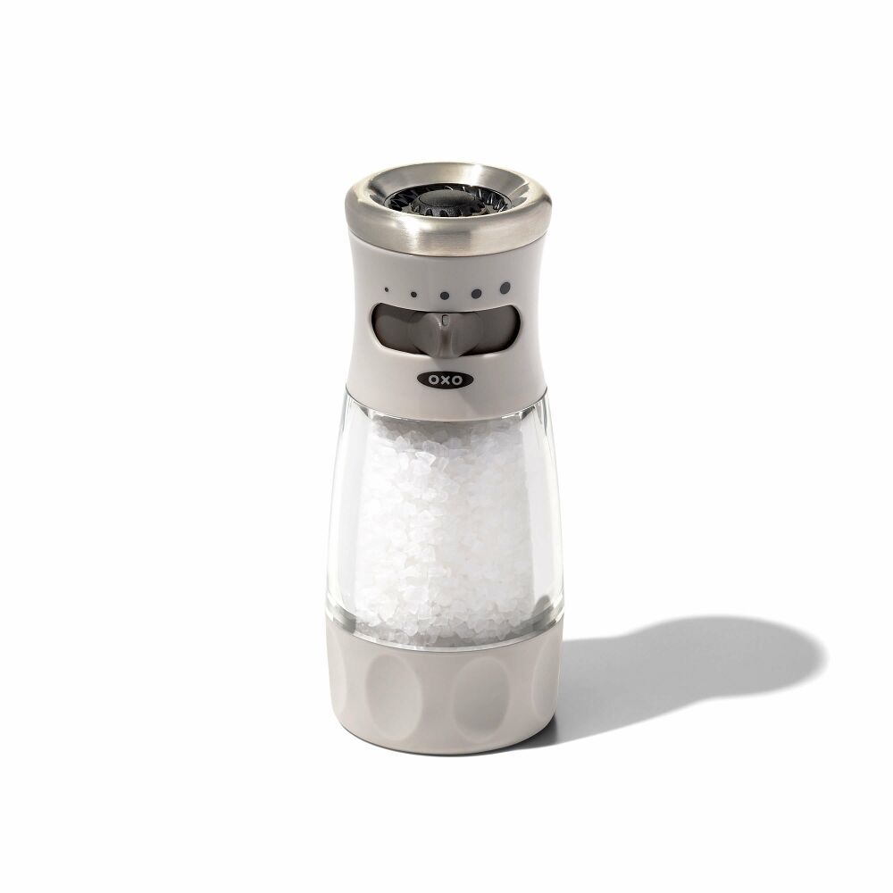 Contoured Mess-Free Salt Grinder C7