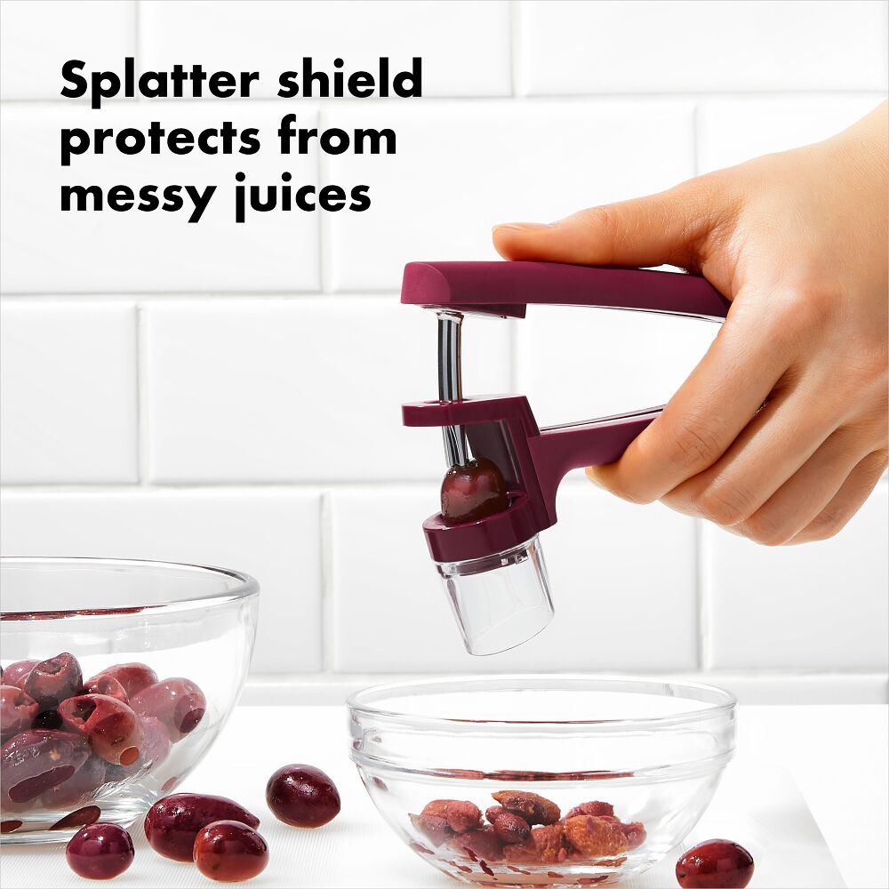 OXO Good Grips Cherry & Olive Pitter - Beet X4