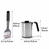 Grilling Basting Pot and Brush Set T3