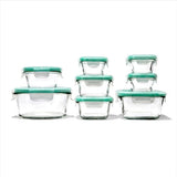 16 Piece Glass Smart Seal Everyday Container Set L0
