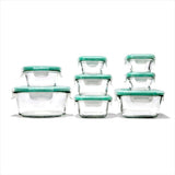 16 Piece Glass Smart Seal Everyday Container Set L0