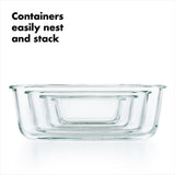 16 Piece Glass Smart Seal Everyday Container Set M1