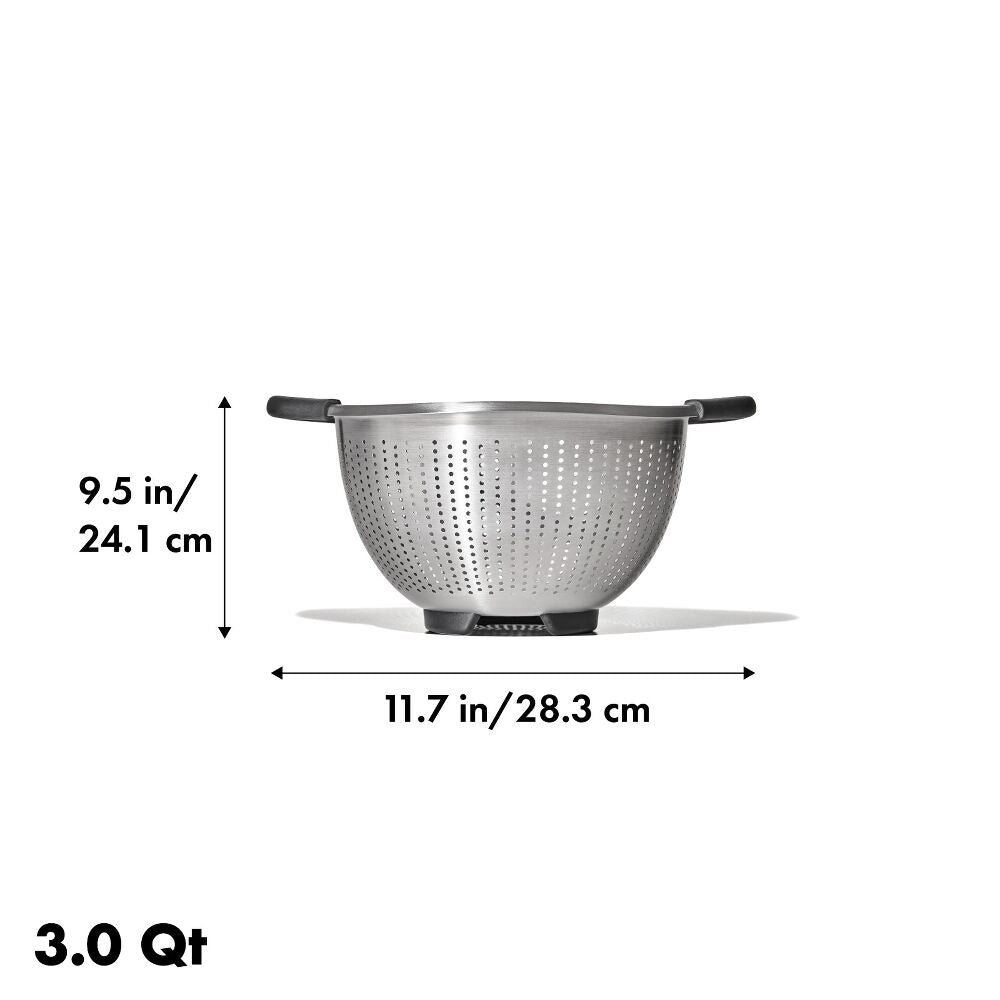 Stainless Steel 3 qt./ 2.8L Colander U4