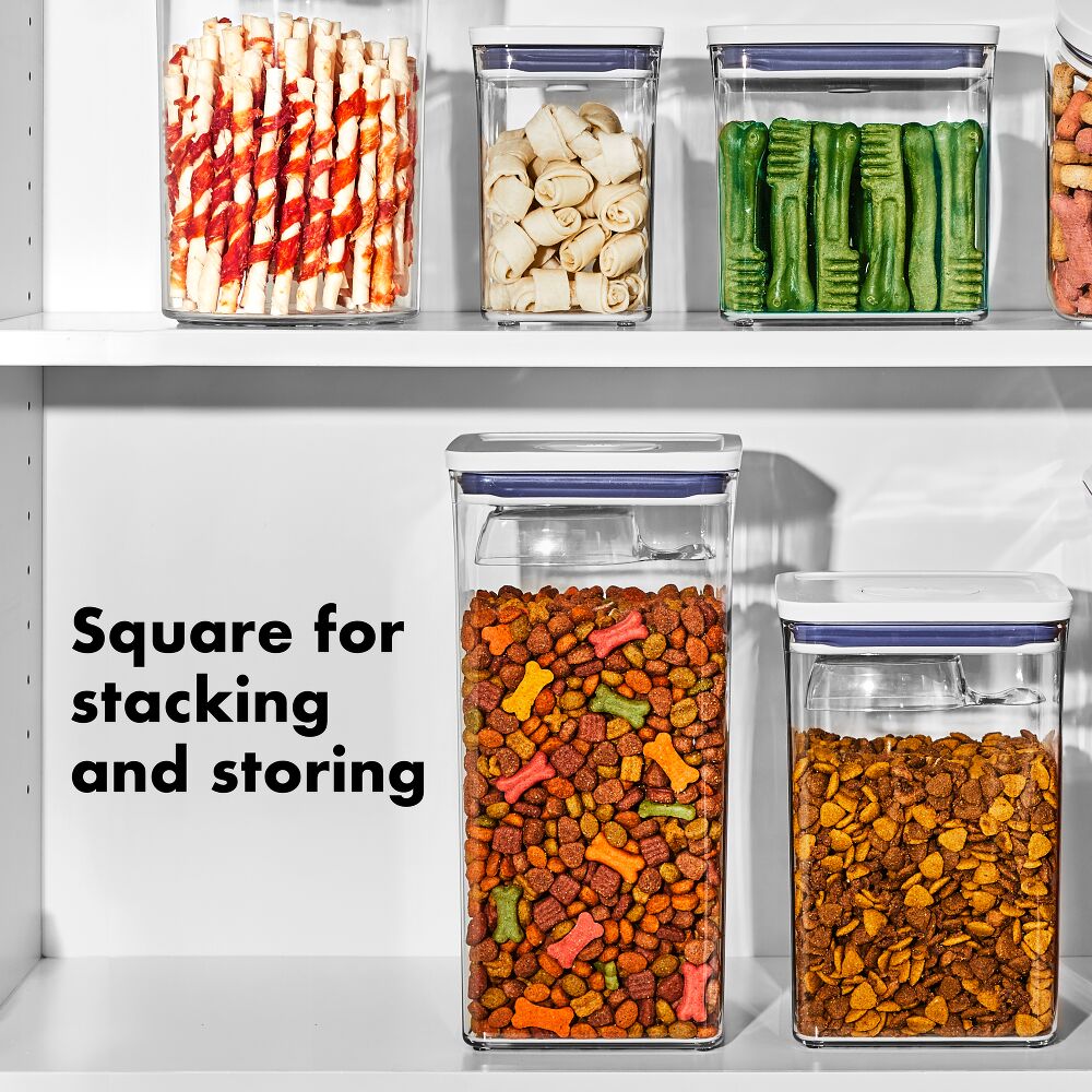 OXO Good Grips Pet POP Container – 4.4 Qt/4.2 L with Scoop V7