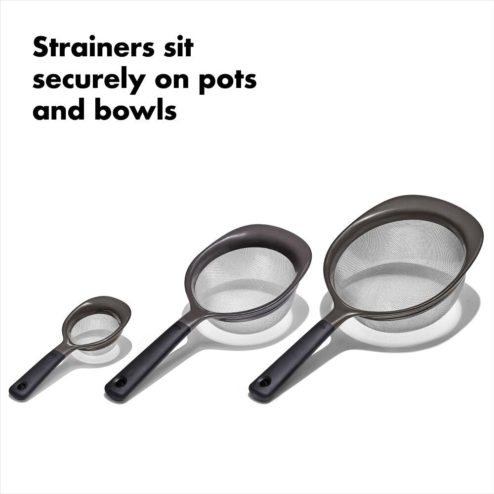 OXO Good Grips 3 Piece Strainer Set N0