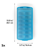 No-Spill Ice Cube Tray - 2 Pack P8