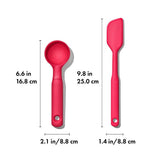Silicone Cookie Scoop & Small Spatula Set S3