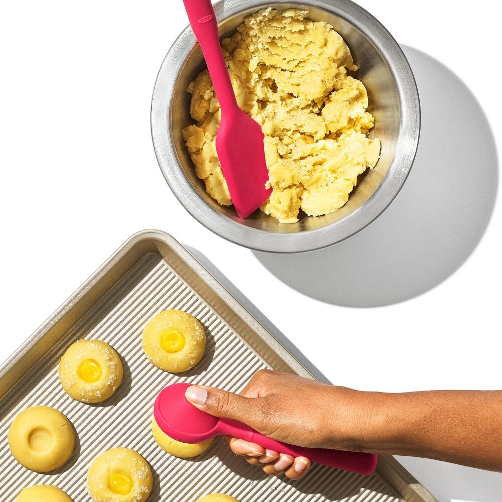 Silicone Cookie Scoop & Small Spatula Set O9
