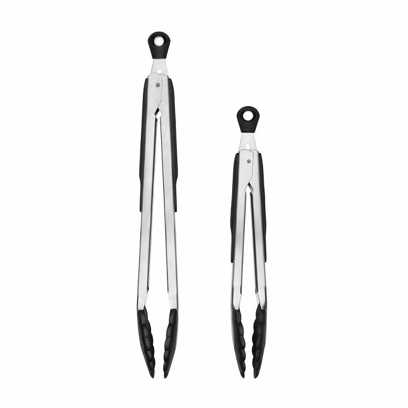 2-Piece Tongs with Nylon Heads Set H0
