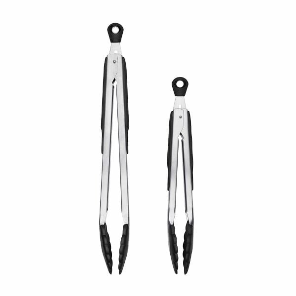 2-Piece Tongs with Nylon Heads Set H0