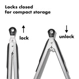2-Piece Tongs with Nylon Heads Set H0