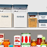 8-Piece Prelabeled Baking POP Container Set X0