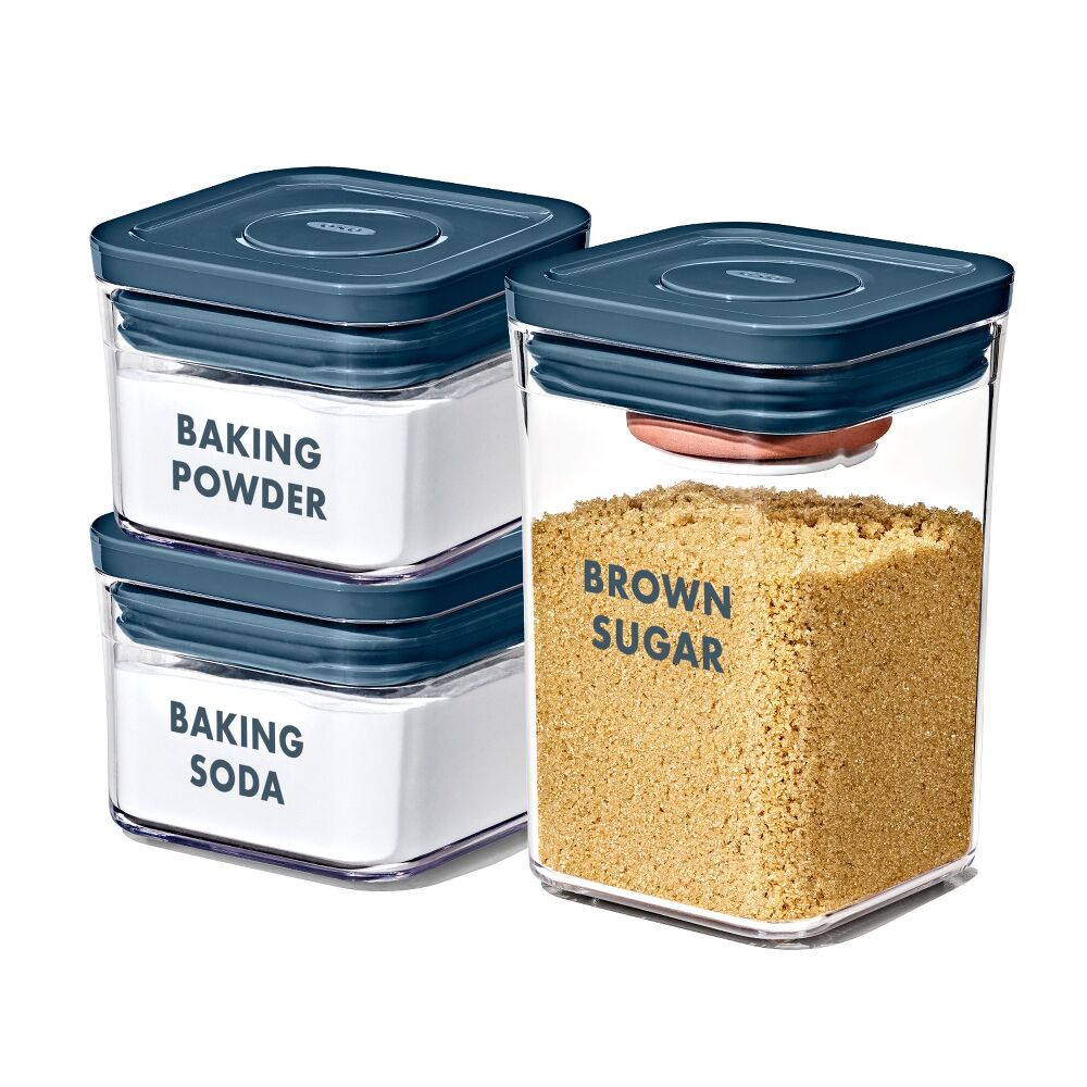8-Piece Prelabeled Baking POP Container Set X0