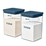 8-Piece Prelabeled Baking POP Container Set X0