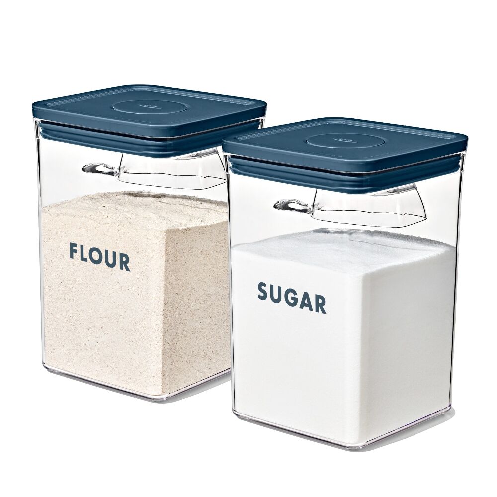 8-Piece Prelabeled Baking POP Container Set X0