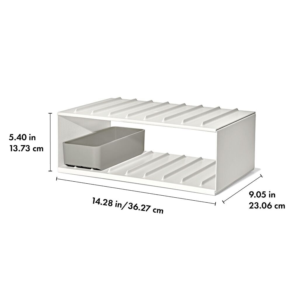 Water Bottle Organizer with Accessory Bin G1