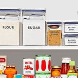 8-Piece Prelabeled Baking POP Container Set X0