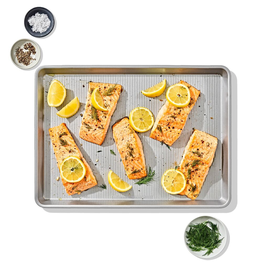 Non-Stick Pro Clear Coated Half Sheet Pan V7