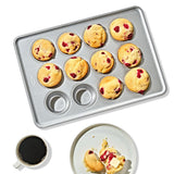 Nonstick Pro Clear Coated 12 Cup Muffin Pan S9
