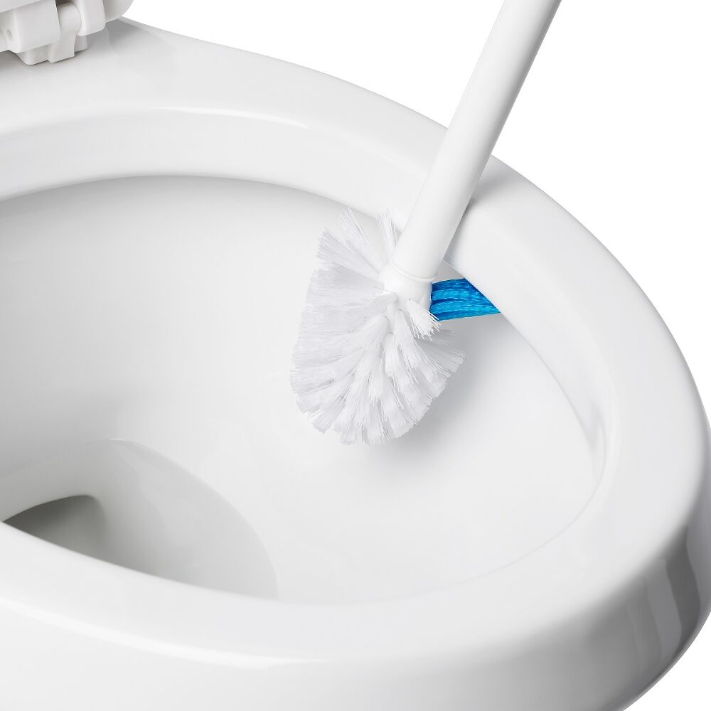 Toilet Brush with Rim Cleaner J6