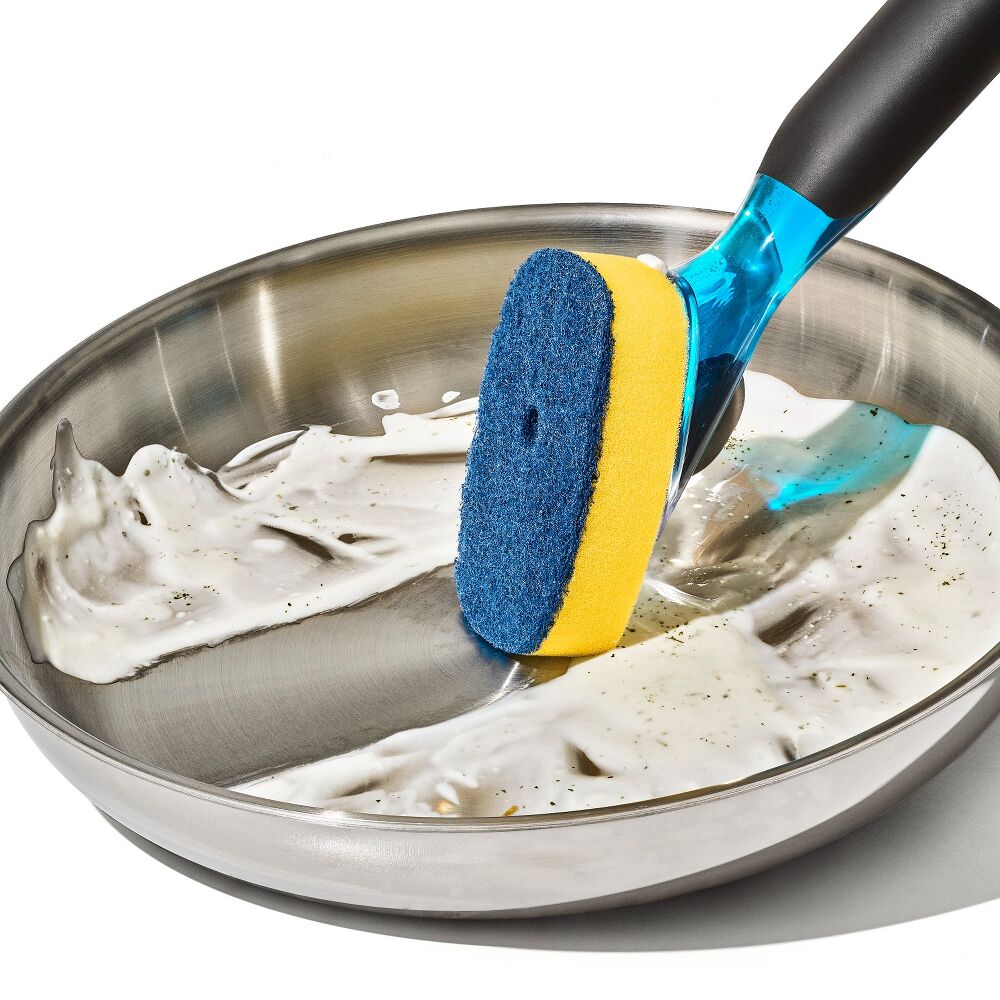 Soap Dispensing Dish Scrub C2