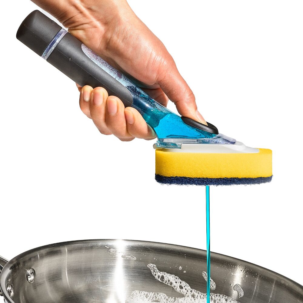 Soap Dispensing Dish Scrub C2