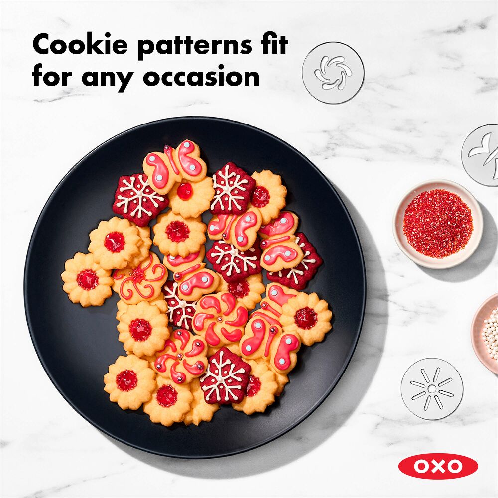 14-Piece Cookie Press Set F7