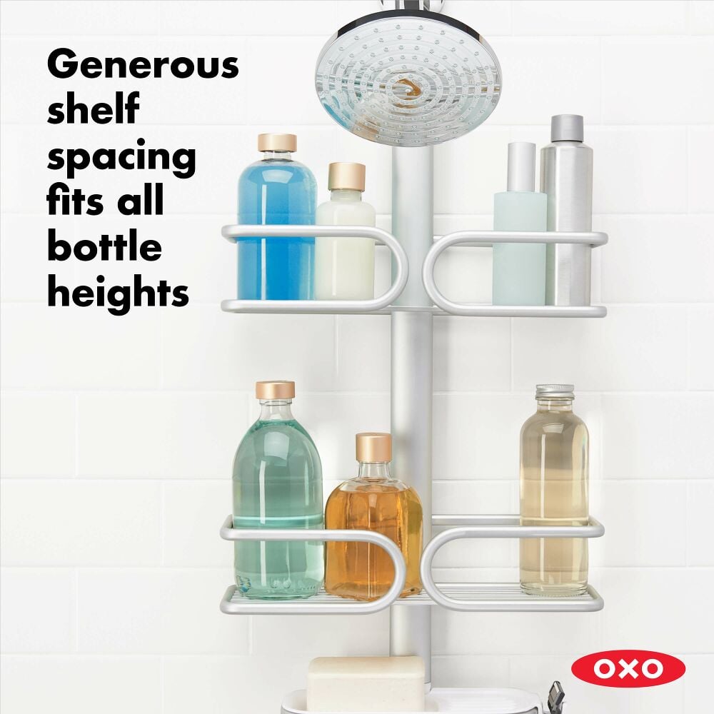 Aluminum 3-Tier Shower Caddy N0