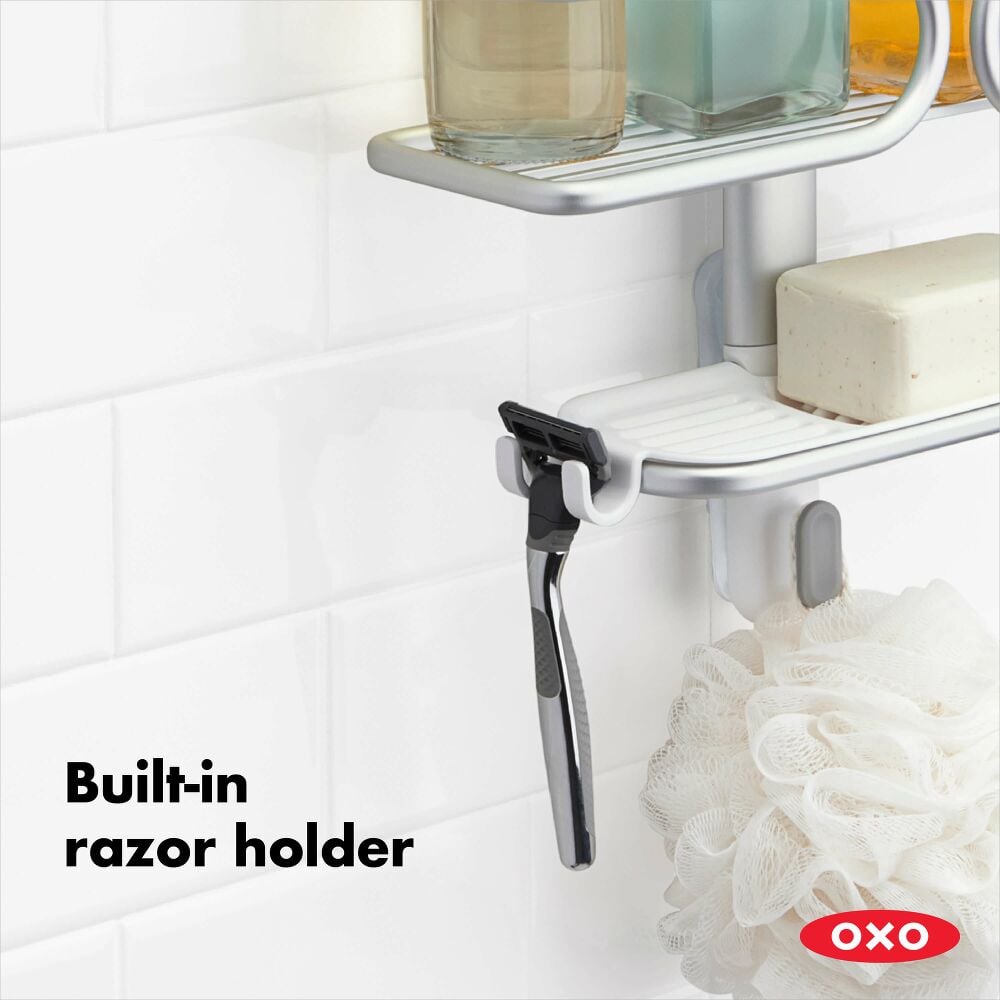 Aluminum 3-Tier Shower Caddy N0