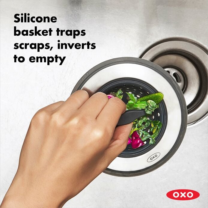 2-in-1 Silicone Sink Strainer with Stopper V2