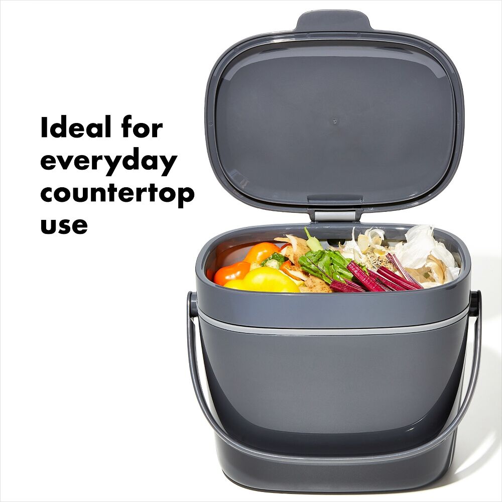 Easy-Clean Compost Bin - 1.75 Gal Y9